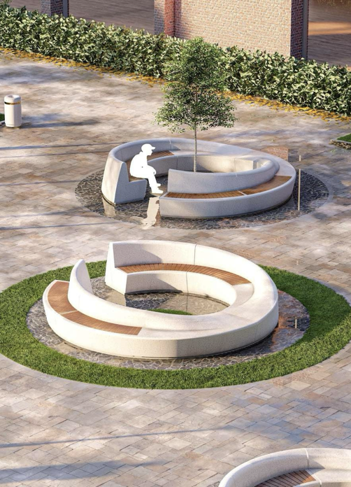 مقاعد دائرية / Circular Seating